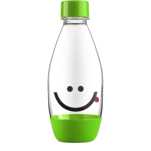 Obrázok SODASTREAM Fľaša detská 0,5 l Smajlík zelená (8719128113586)