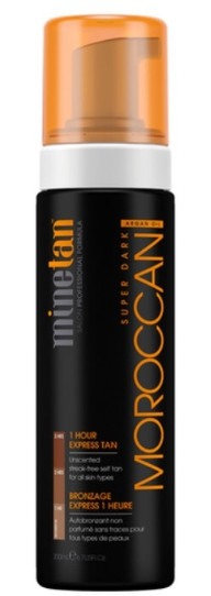 Obrázok MineTan Moroccan Self Tan Foam Super Dark 200 ml samoopaľovací prípravok pre ženy