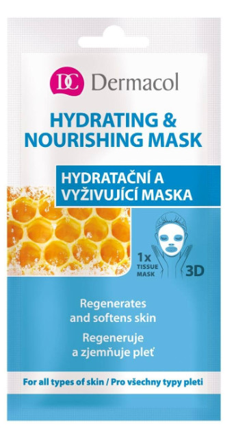 Obrázok DERMACOL Hydrating & Nourishing Mask Hydratačná maska 15ml