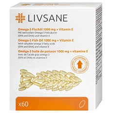 Obrázok LIVSANE Omega-3 plus vitamín E cps (inov.2019) 1x60 ks