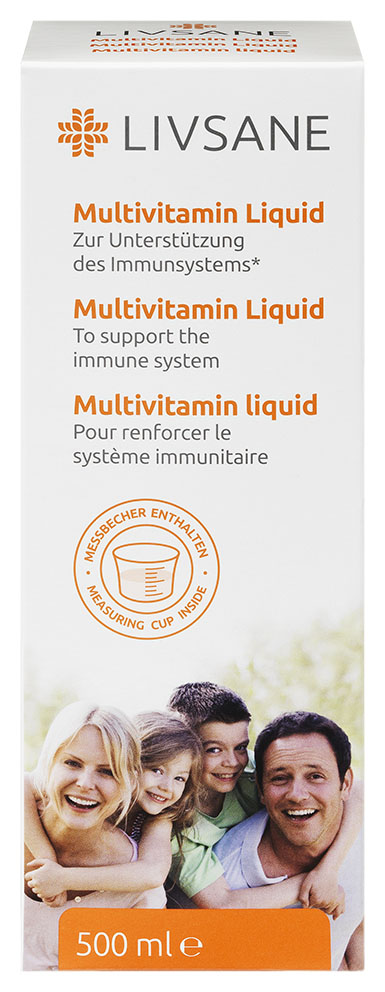 Obrázok LIVSANE Multivitamínová tekutina 1x500 ml