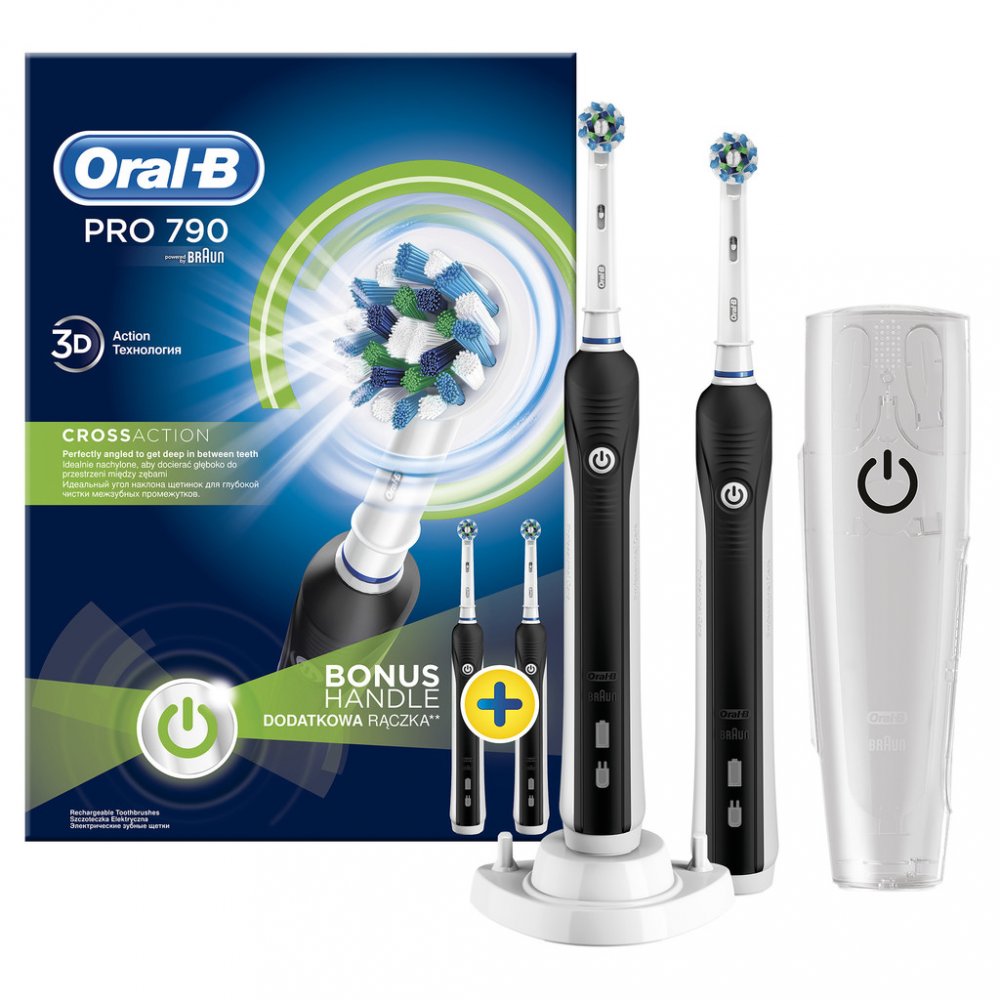 Obrázok ORAL-B | ORAL-B Pro 790 CrossAction black Elektrická kefka