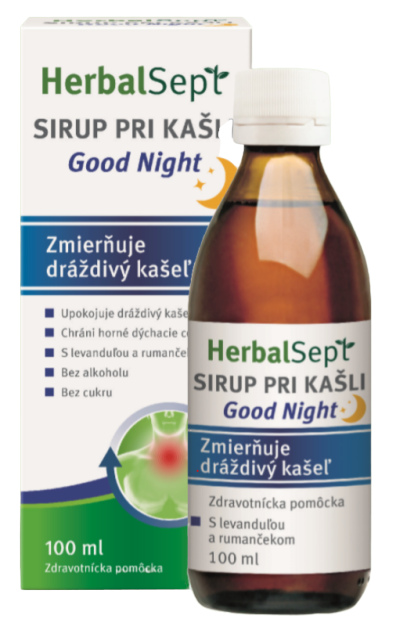 Obrázok HerbalSept SIRUP PRI KAŠLI Good Night