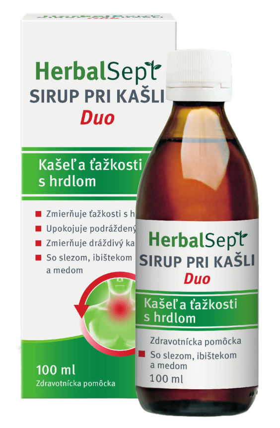 Obrázok HerbalSept SIRUP PRI KAŠLI Duo