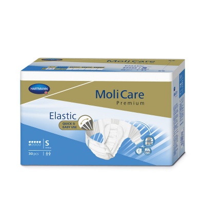 Obrázok MoliCare Premium Elastic 6 kvapiek S plienkové nohavičky zalepovacie 1x30 ks