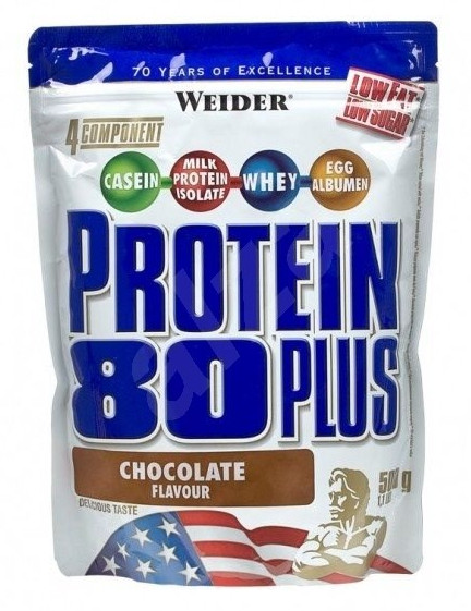 Obrázok Weider Potein 80 PLUS 500 g - čokoláda