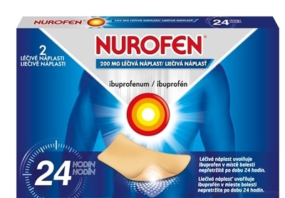 Obrázok NUROFEN 200 mg liečivá náplasť emp med (vre.PET/LDPE/Al/LDPE) 1x2 ks