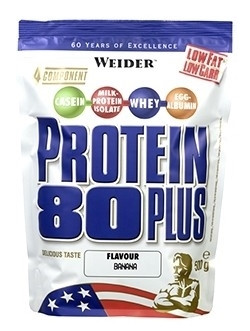 Obrázok Weider Potein 80 PLUS 500 g - banán