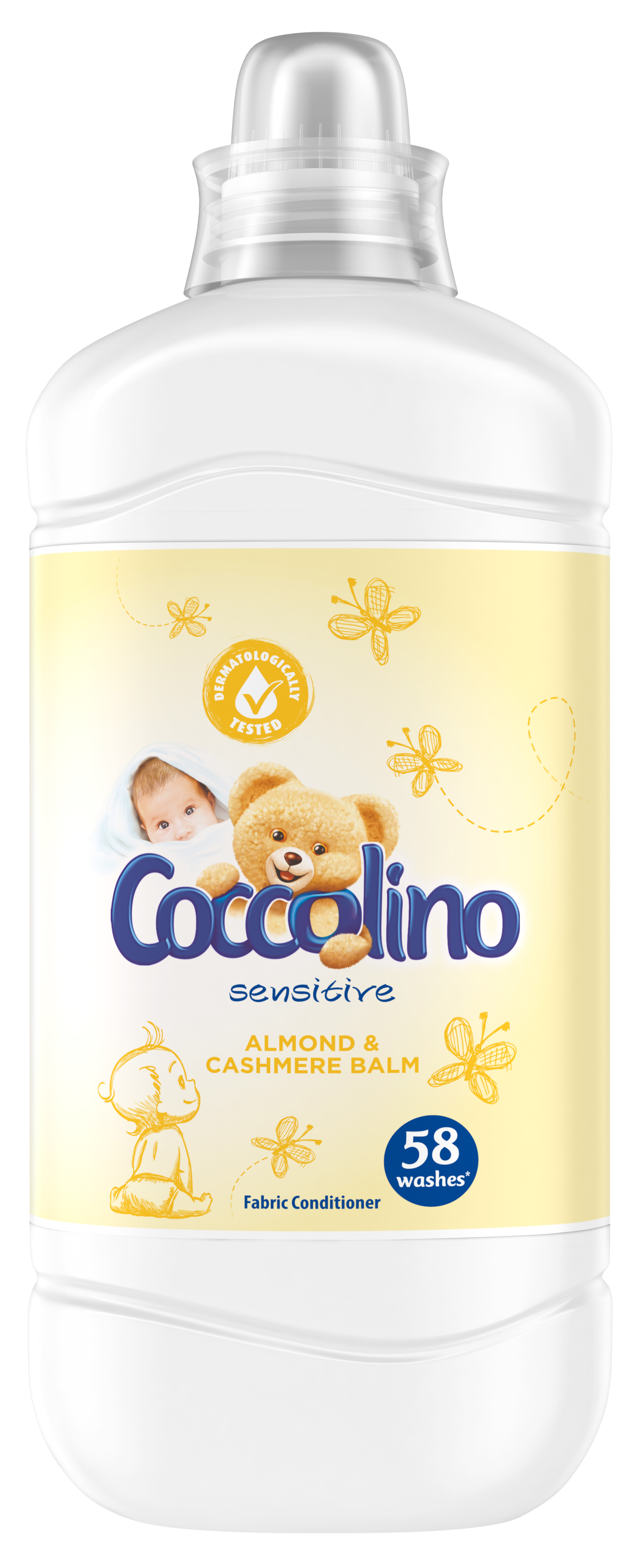 Obrázok COCCOLINO Sensitive Cashmere & Almond 1,45 l (58 praní) (8717163623695)