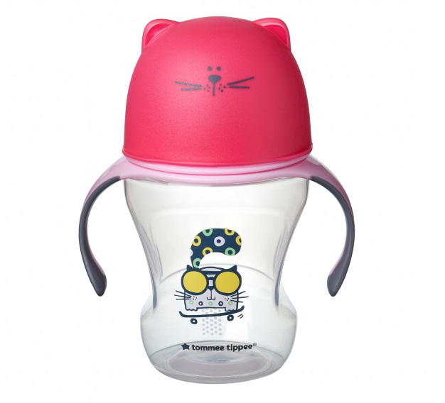 Obrázok TOMMEE TIPPEE - Hrnček s náustkom Soft 230ml 6m+ Pink