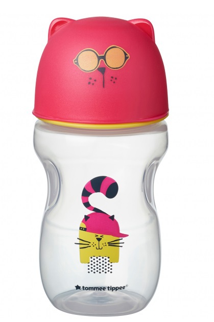 Obrázok TOMMEE TIPPEE - Hrnček s náustkom Soft 300ml 12m+ Pink