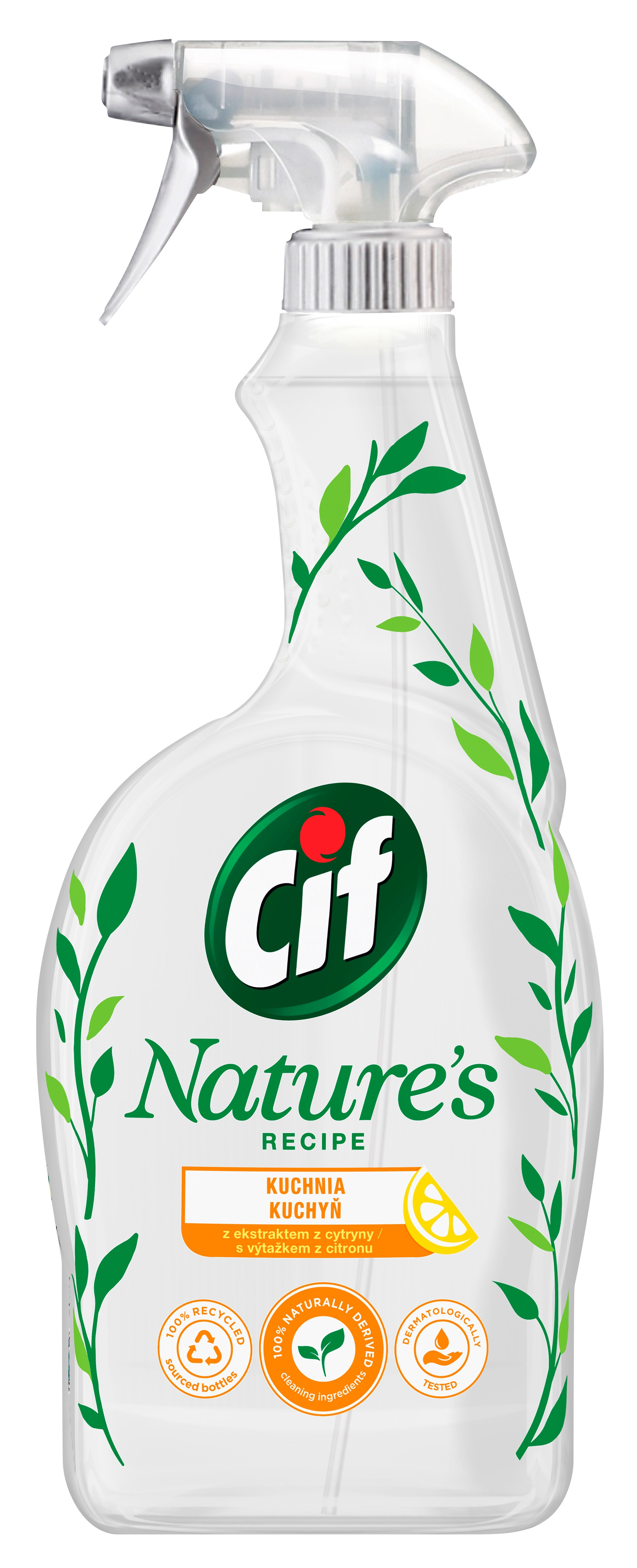 Obrázok CIF Nature sprej kuchyně 750 ml (8000630727249)