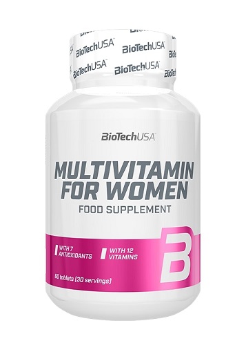 Obrázok BiotechUSA Multivitamin for Women 60 tbl.