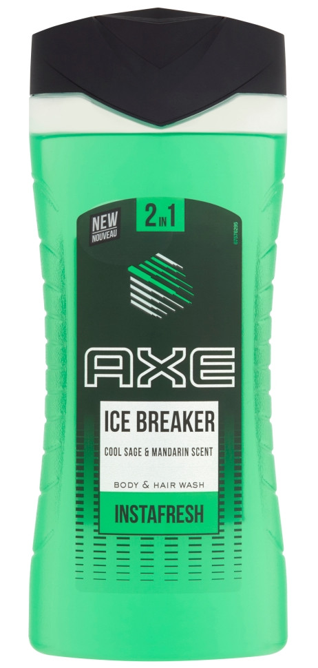 Obrázok Axe Ice Breaker sprchový gél a šampón 2 v 1  400 ml