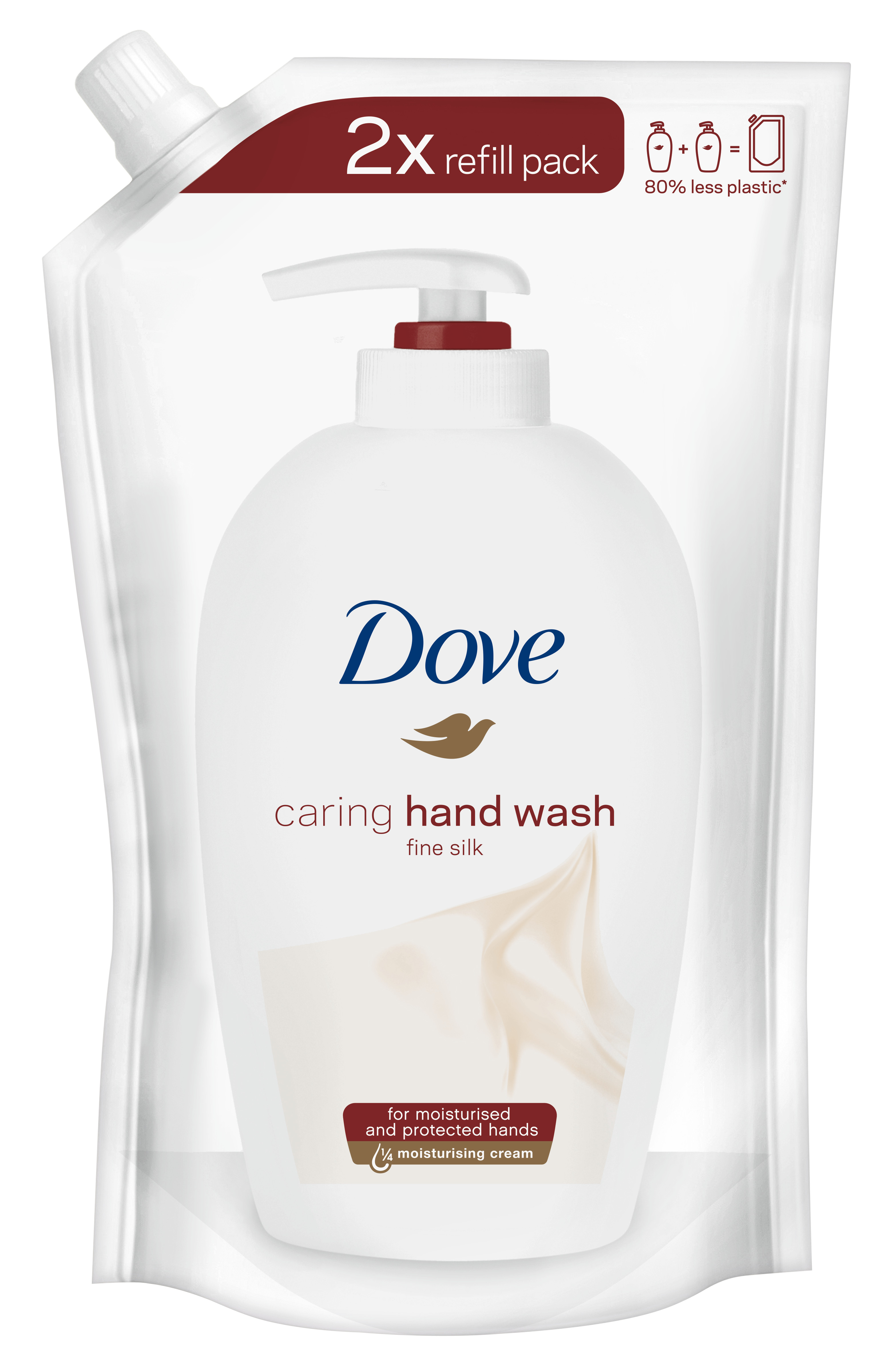 Obrázok Dove Supreme Fine silk zkrášlující krémové tekuté mýdlo 500ml