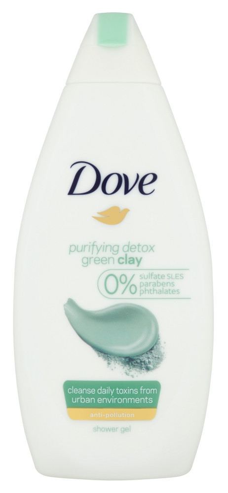 Obrázok Dove Purifying Detox Green Clay čistiaci sprchový gél  500 ml