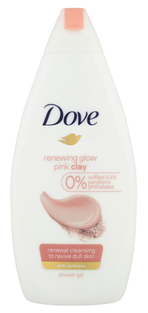 Obrázok Dove Renewing Glow Pink Clay vyživujúci sprchový gél  500 ml