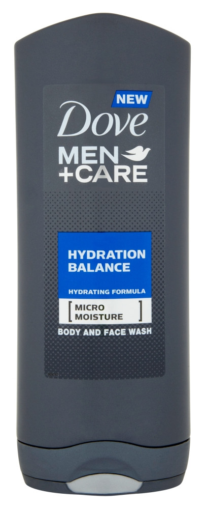 Obrázok Dove Men+Care Hydration Balance sprchový gél na telo a vlasy pre mužov  400 ml