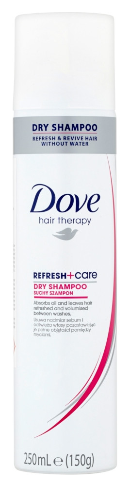 Obrázok Dove Suchý šampón (v spreji) Hair Therapy Refresh + Care Dry Shampoo 250ml