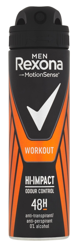 Obrázok Rexona Men Workout Hi-Impact 48h 150 ml antiperspirant deospray pre mužov