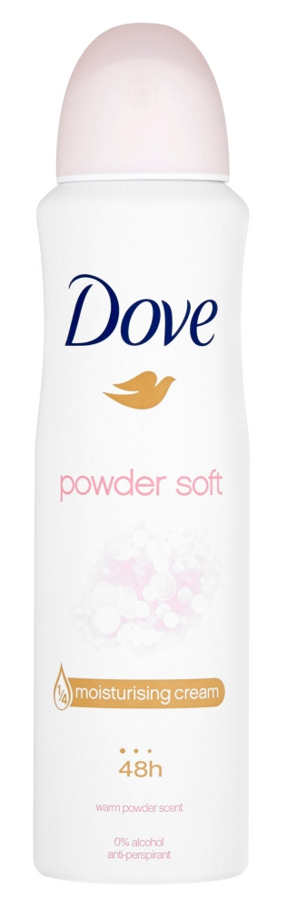 Obrázok Dove Powder Soft antiperspirant v spreji 48 H  150 ml