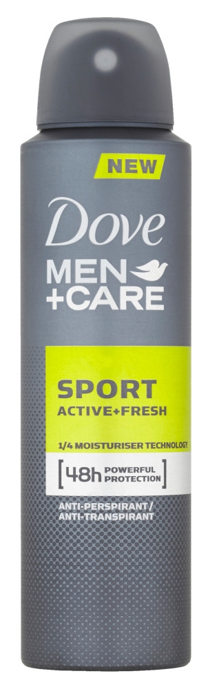 Obrázok Dove Men+Care Sport Active+Fresh antiperspirant v spreji pre mužov  150 ml