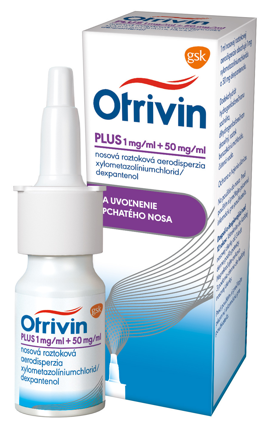 Obrázok Otrivin PLUS 1mg/ml + 50mg/ml