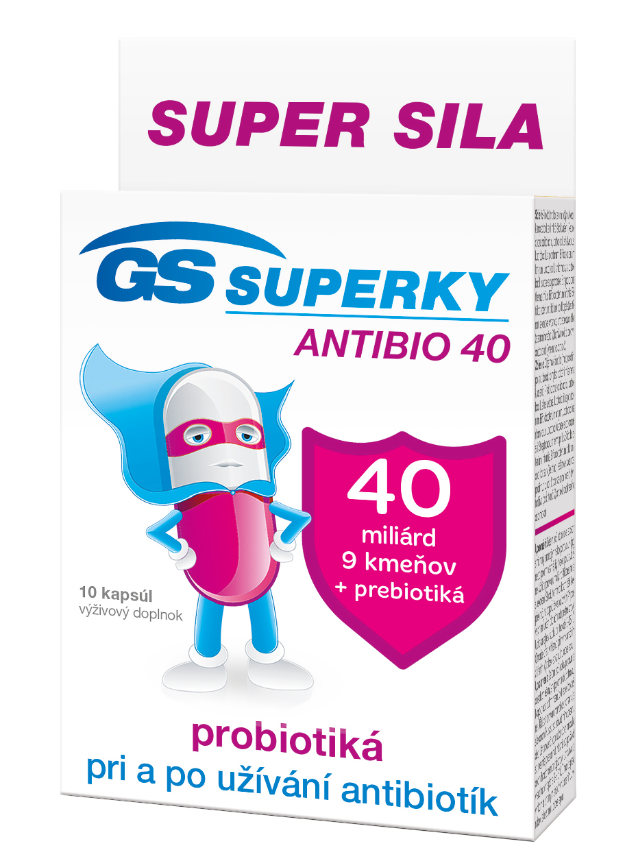 Obrázok GS SUPERKY ANTIBIO 40 cps 1x10 ks