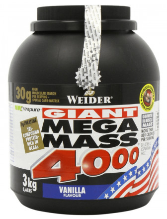 Obrázok Weider GIANT MEGA MASS 4000 3000 g