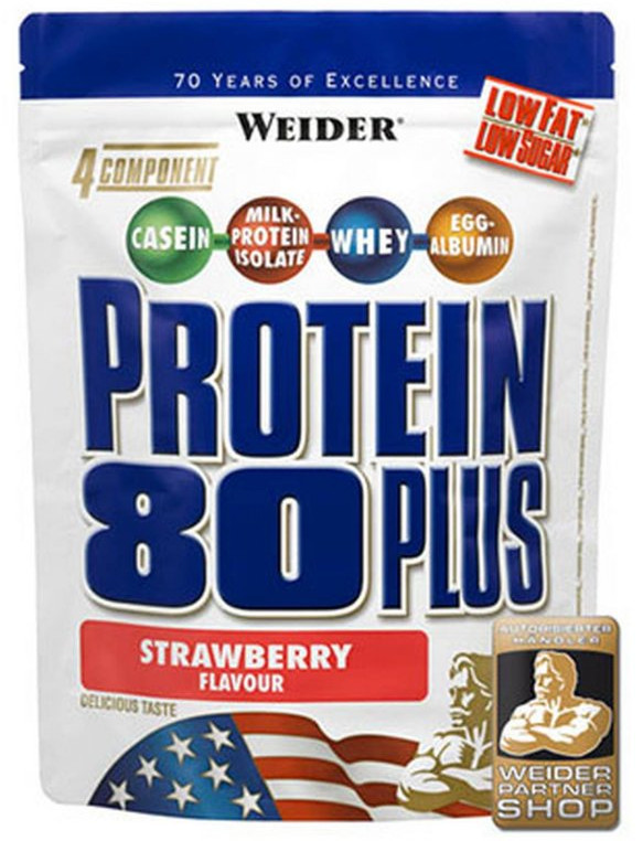 Obrázok Weider Potein 80 PLUS 2000 g - jahoda