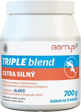 Obrázok BARNY'S TRIPLE blend EXTRA SILNÝ s arómou a so sladidlom, prášok 700 g