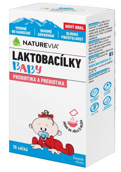 Obrázok SWISS NATUREVIA LAKTOBACILKY BABY vrecúška 1x10 ks