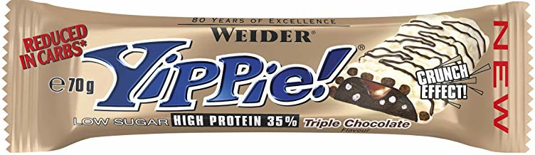 Obrázok Weider Yippie Protein Bar, 70 g triple chocolate