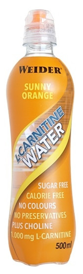 Obrázok Weider L-Carnitine Water, 500 ml sunny orange