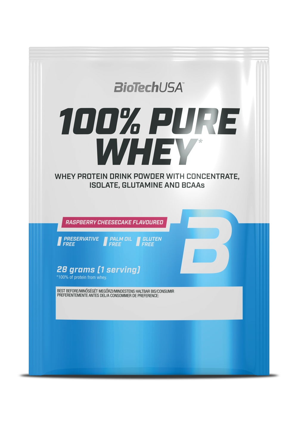 Obrázok BiotechUSA 100% Pure Whey 1000 g - bez príchute