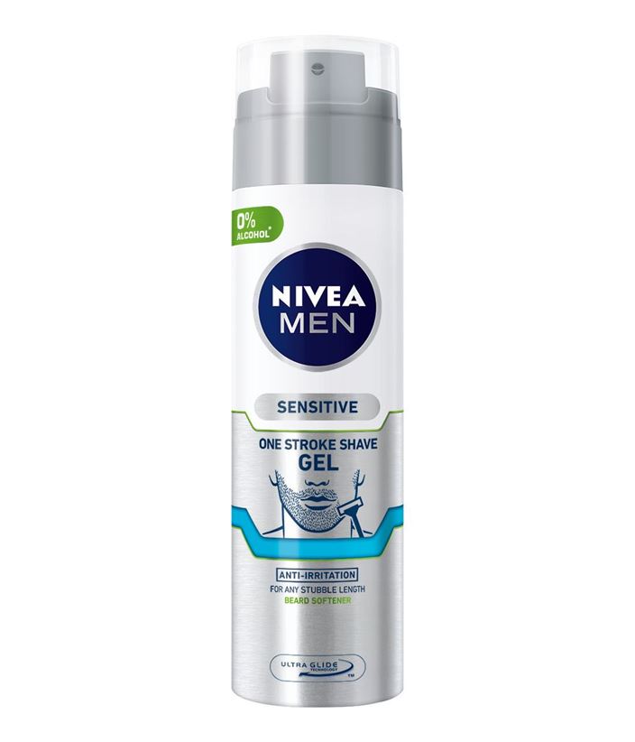 Obrázok Nivea Men Sensitive 3-Day Beard 200 ml upokojujúci gél na holenie pre citlivú pleť pre mužov