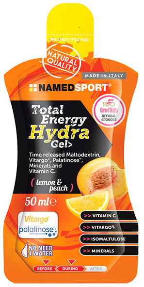 Obrázok Named Sport Total Energy Hydra Gel, 50 ml lemon&peach