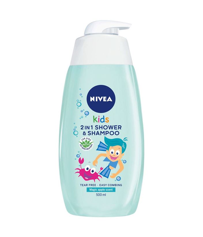 Obrázok Nivea Kids Magic Apple šampón a sprchový gél pre deti 500 ml