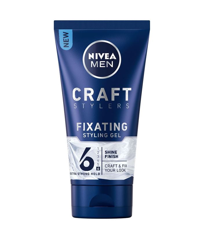 Obrázok Nivea Men Craft Stylers Fixating Shine 150 ml fixačný gél na vlasy pre vysoký lesk pre mužov