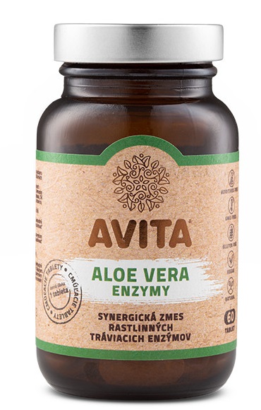 Obrázok AVITA ALOE VERA ENZYMY tbl cmúľacie 1x60 ks