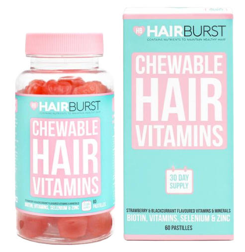 Obrázok Hairburst gumené vlasové vitamíny 60 ks