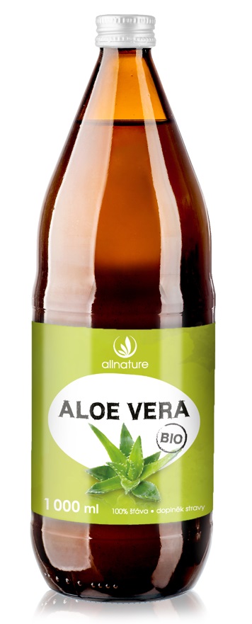 Obrázok Allnature Aloe vera - 100% Bio šťáva 1 l