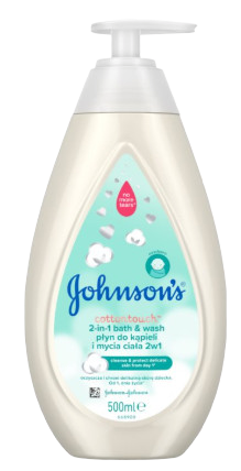 Obrázok Johnson's Cottontouch kúpeľ a umývací gél 2v1 1x500 ml