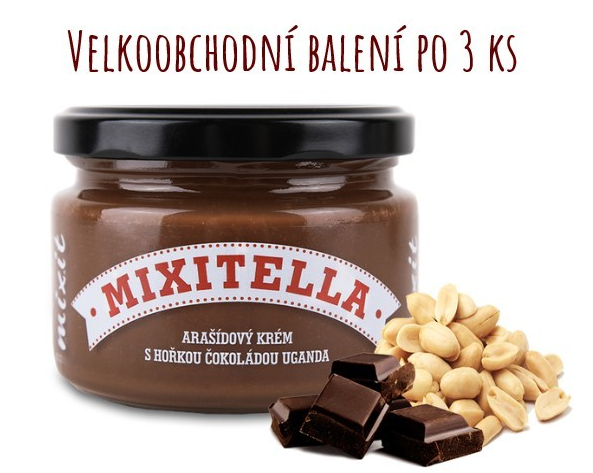 Obrázok Mixitella - arašidová s horkou čokoládou Uganda MIXIT 250g