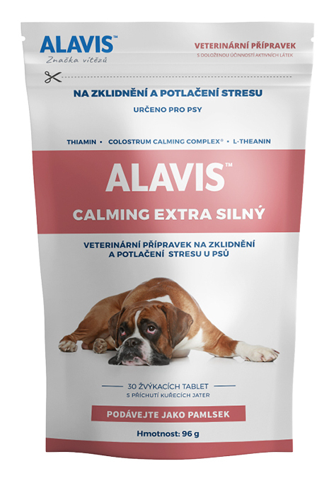 Obrázok Alavis Calming Extra silný pro psy 96g 30tbl