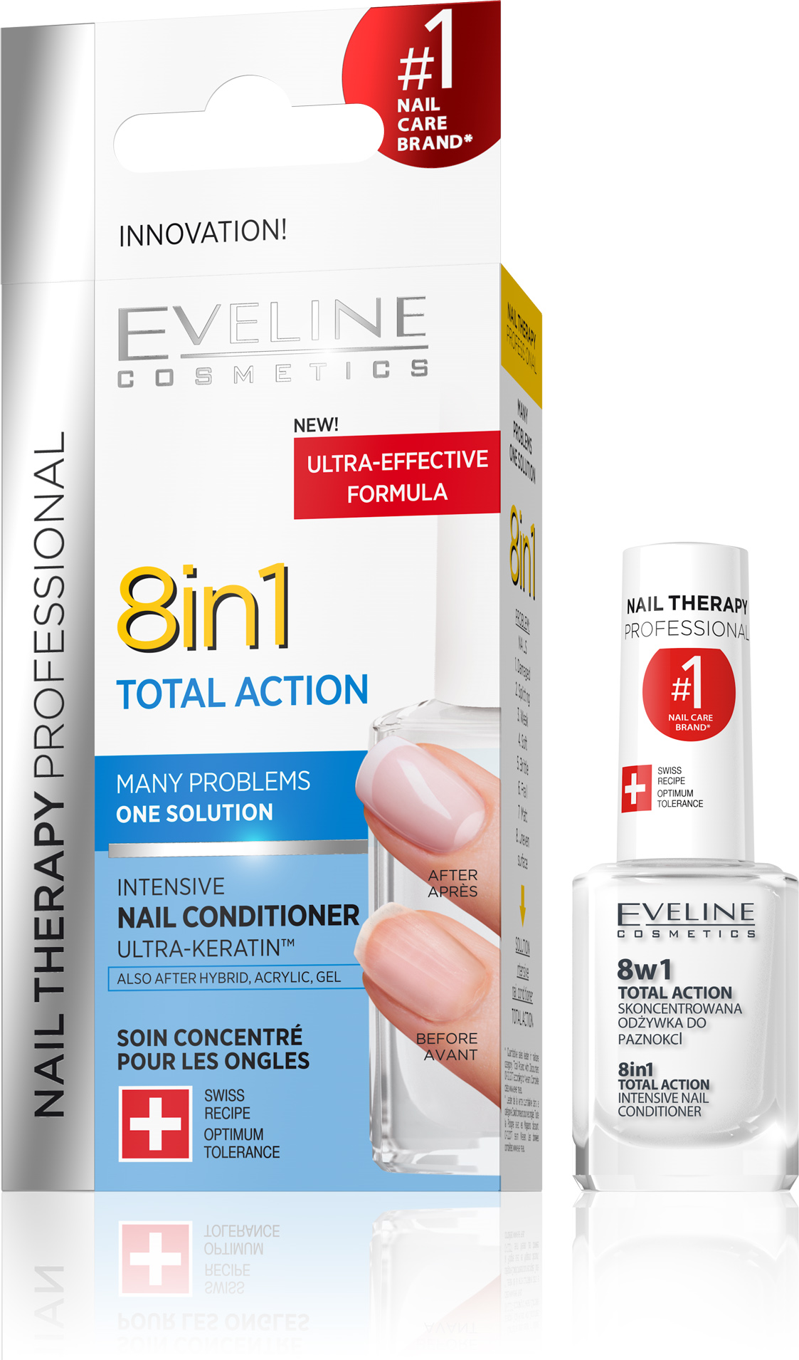 Obrázok EVELINE SPA Nail Total 8v1 kondicionér na nechty