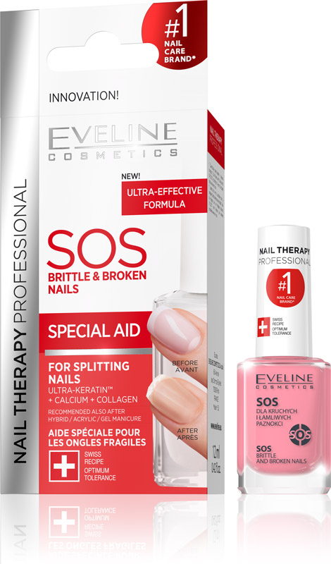 Obrázok Eveline Cosmetics Spa Nail Therapy - SOS 12ml