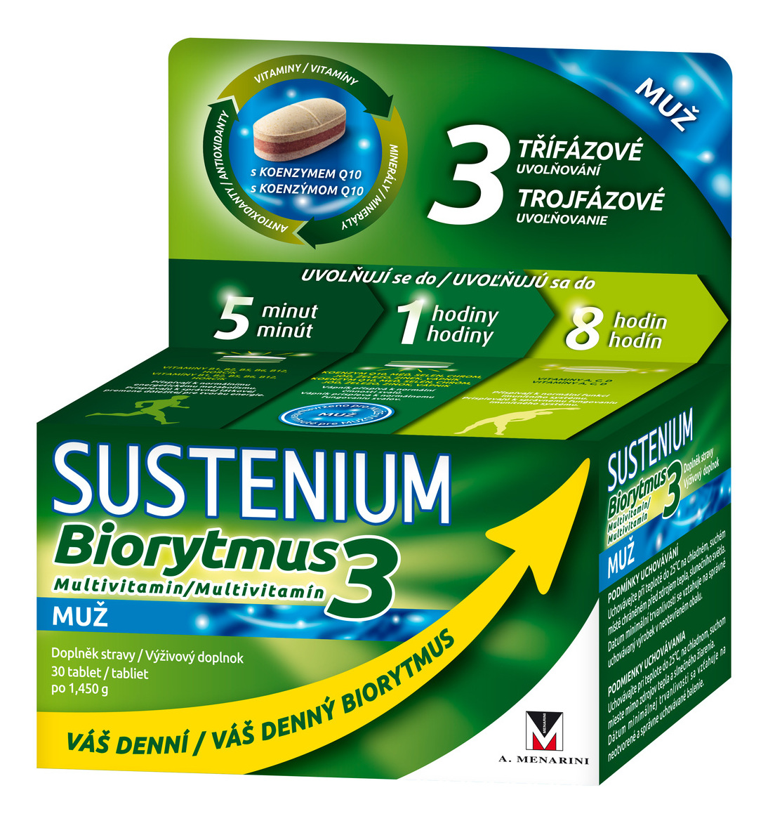 Obrázok SUSTENIUM Biorytmus 3 multivitamín MUŽ