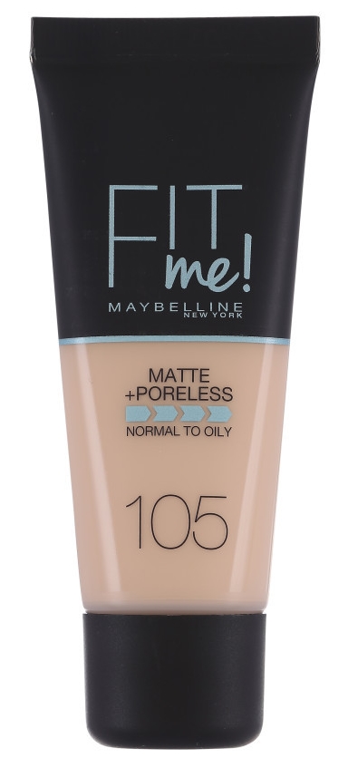 Obrázok MAYBELLINE Fit Me Matte & Poreless Make Up 105 Natural Ivory 30 ml (3600531324483)