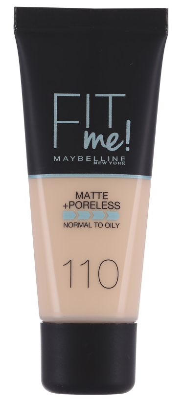 Obrázok MAYBELLINE Fit Me Matte & Poreless Make Up 110 Porcelain 30 ml (3600531324506)